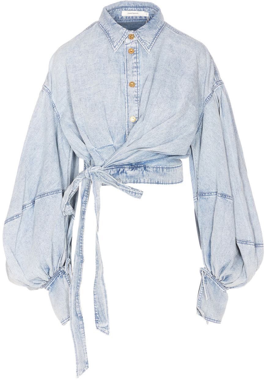 Zimmermann Top Clear Blue Blauw