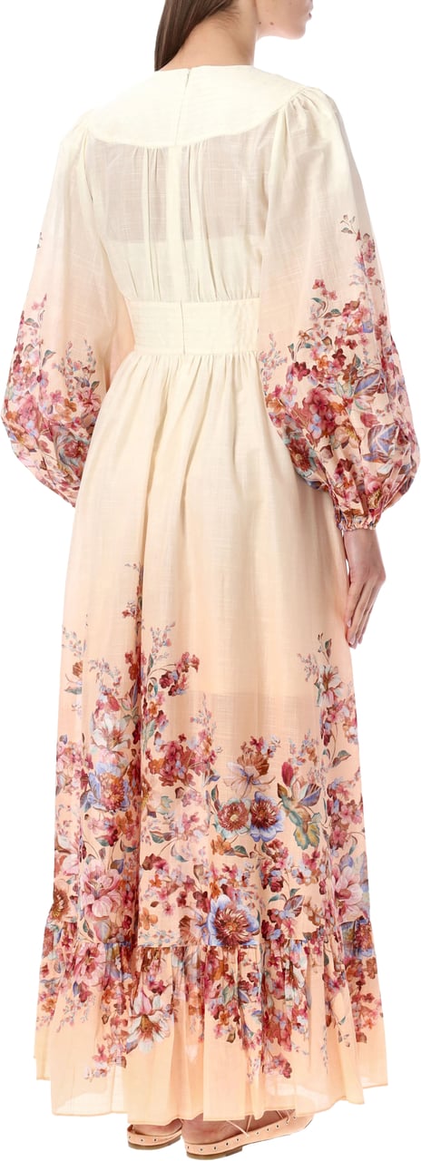 Zimmermann Zimmermann Awaken floral deep-v maxi dress Neutraal