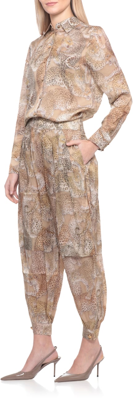 Zimmermann Trousers Beige Beige