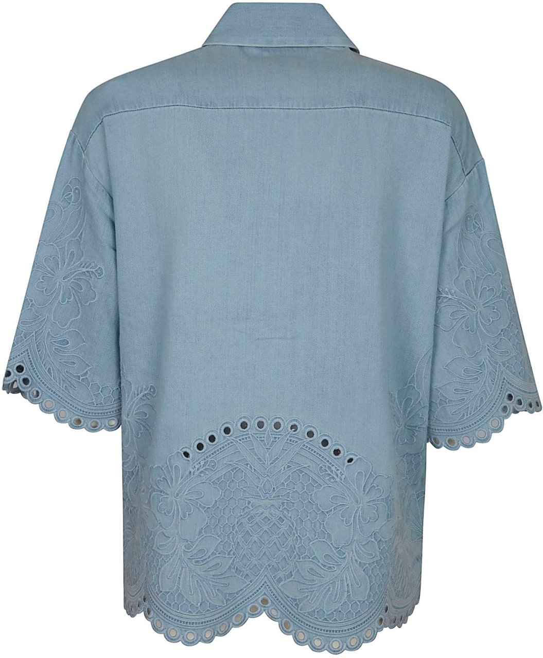 Zimmermann ZIMMERMANN Daylight Denim Shirt Lichtblauw
