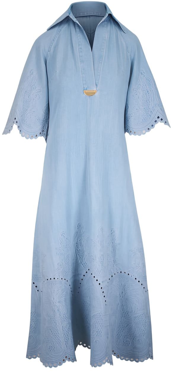 Zimmermann Dresses Clear Blue Blauw