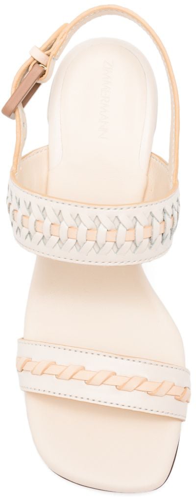 Zimmermann Sandals Beige Wit