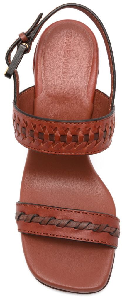 Zimmermann Sandals Cuoio Bruin