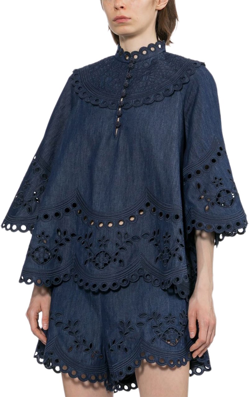 Zimmermann Top Navy Navy