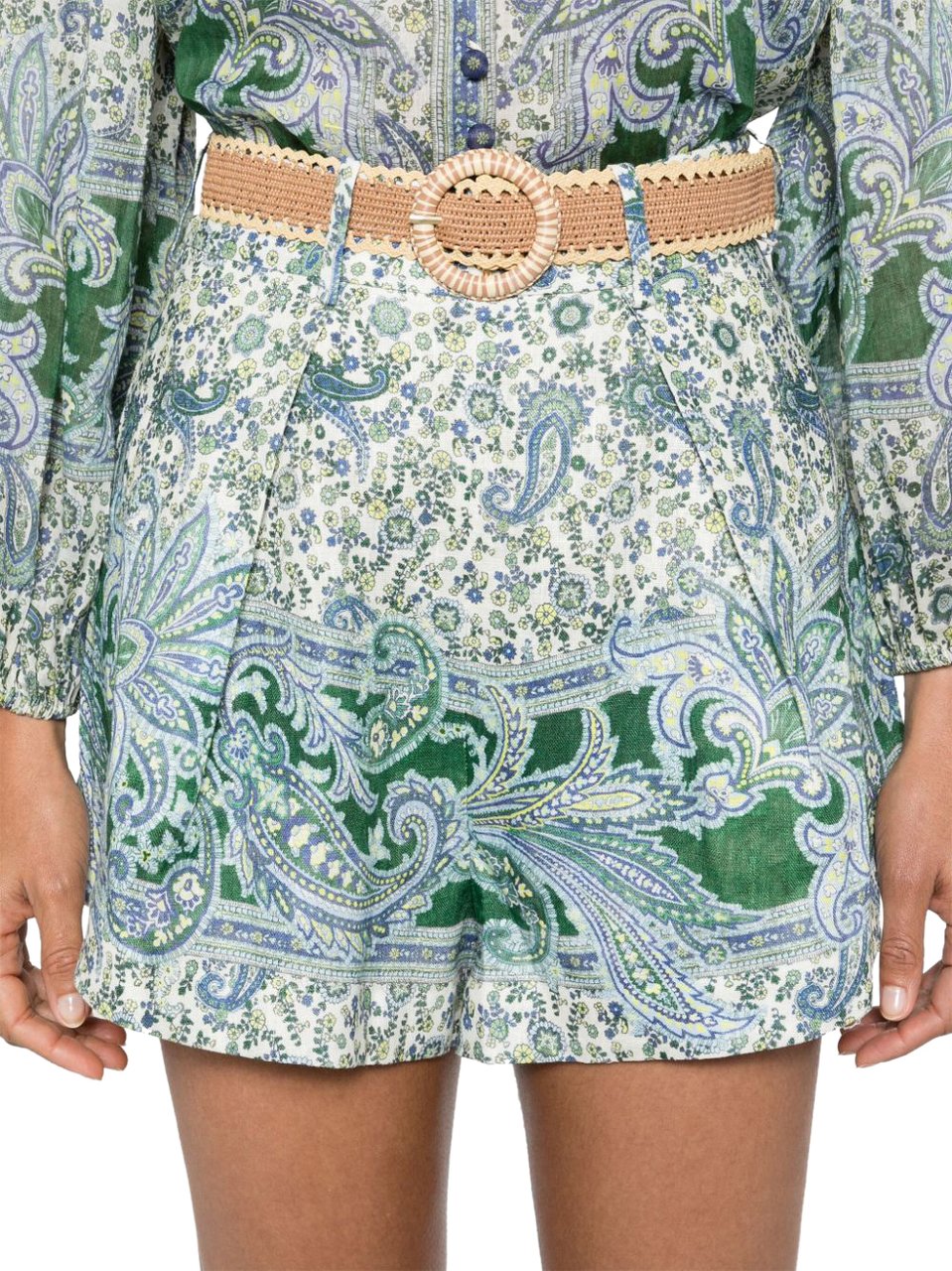 Zimmermann Shorts Green Groen