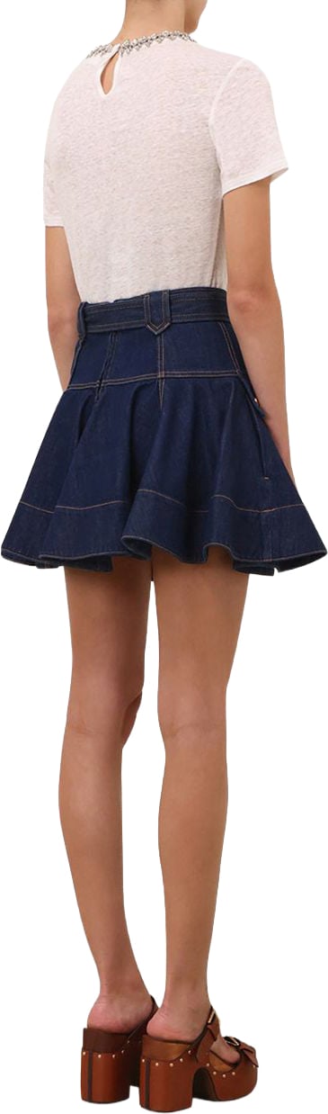 Zimmermann Skirts Blu Navy