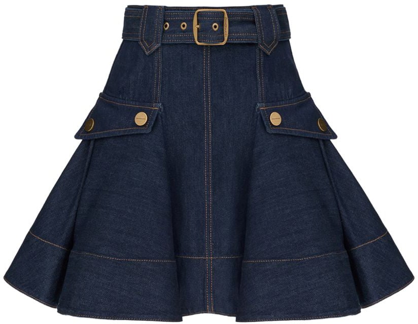 Zimmermann Skirts Blu Navy