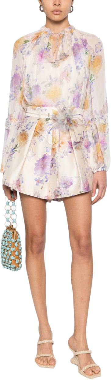 Zimmermann Shirts Beige Wit