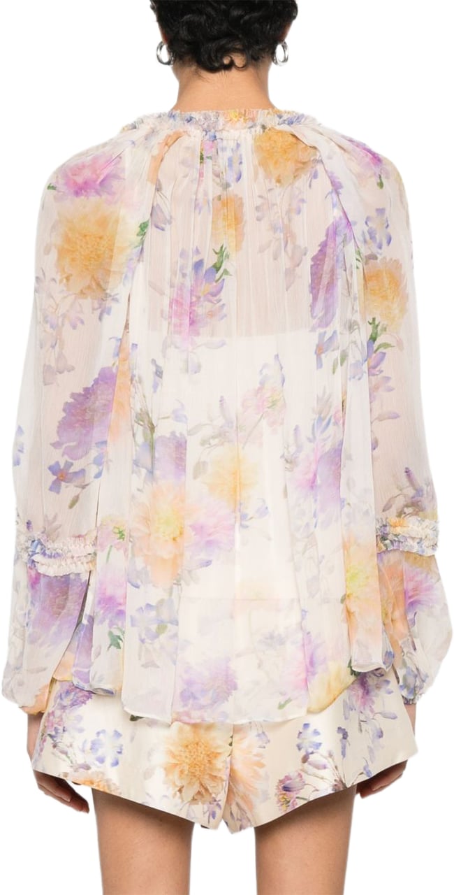 Zimmermann Shirts Beige Wit