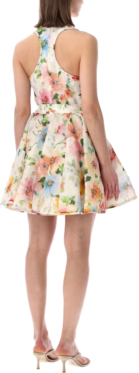 Zimmermann Racer Mini Dress Neo Poppy Divers