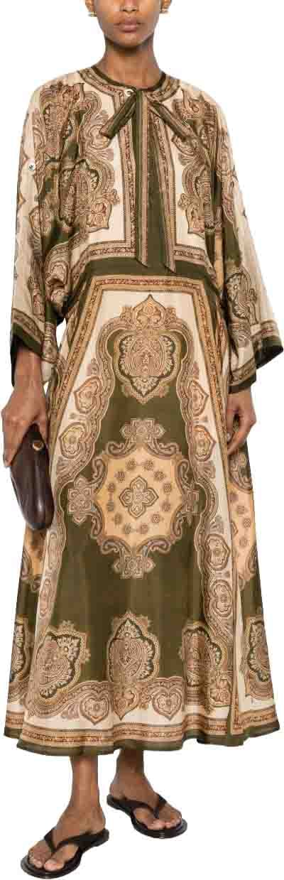 Zimmermann Dresses Green Donkergroen