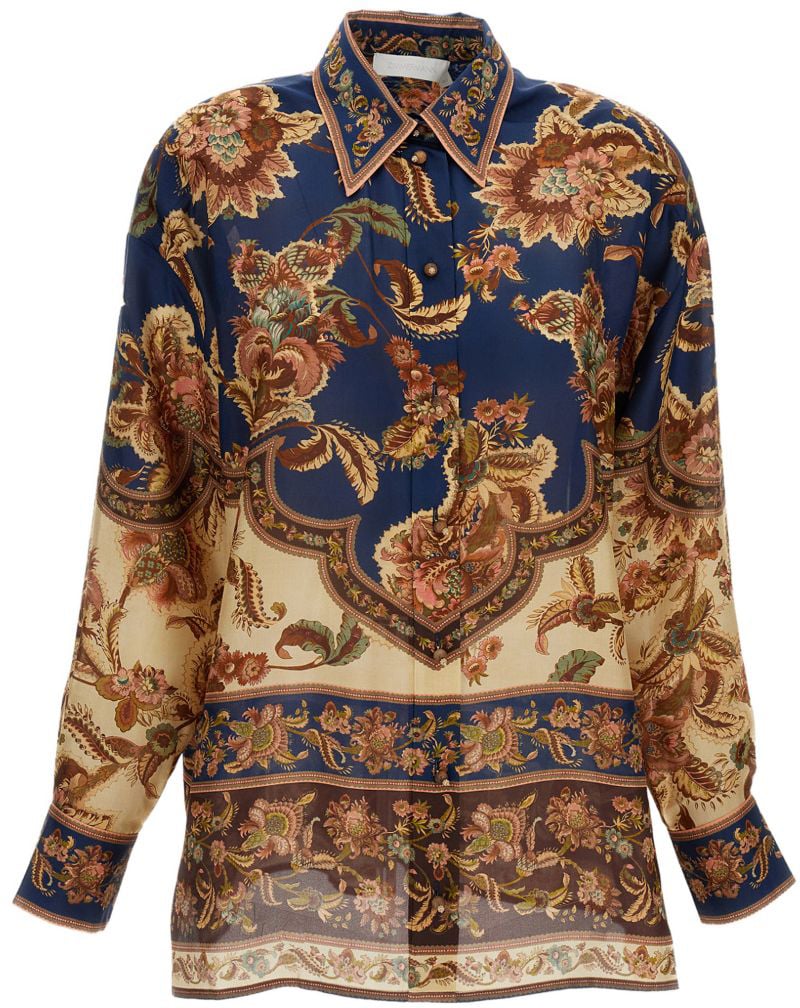 Zimmermann Shirts Blue Blauw