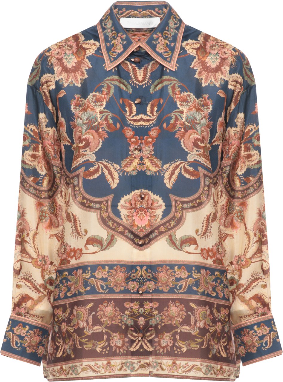 Zimmermann Shirts Blue Navy