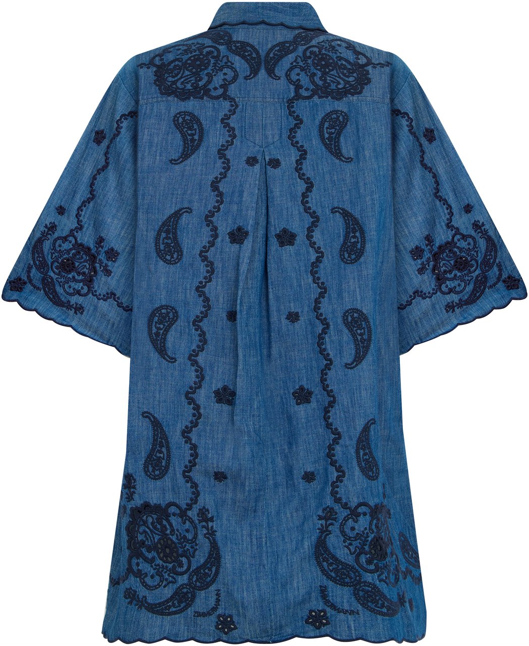 Zimmermann Short denim dress Blauw