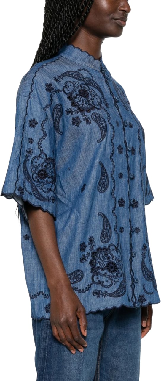 Zimmermann Shirts Blu Blauw