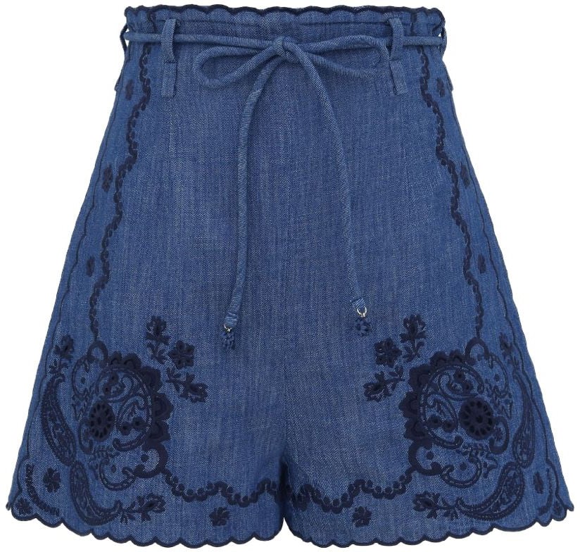 Zimmermann Shorts Blu Blauw