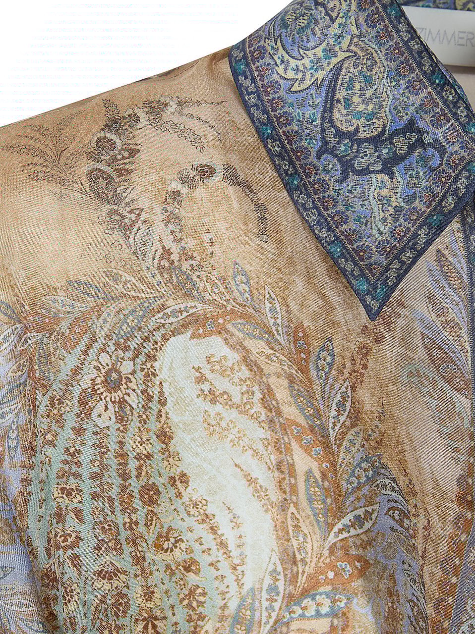 Zimmermann ZIMMERMANN Wanderlust Short Sleeve Shirt Divers