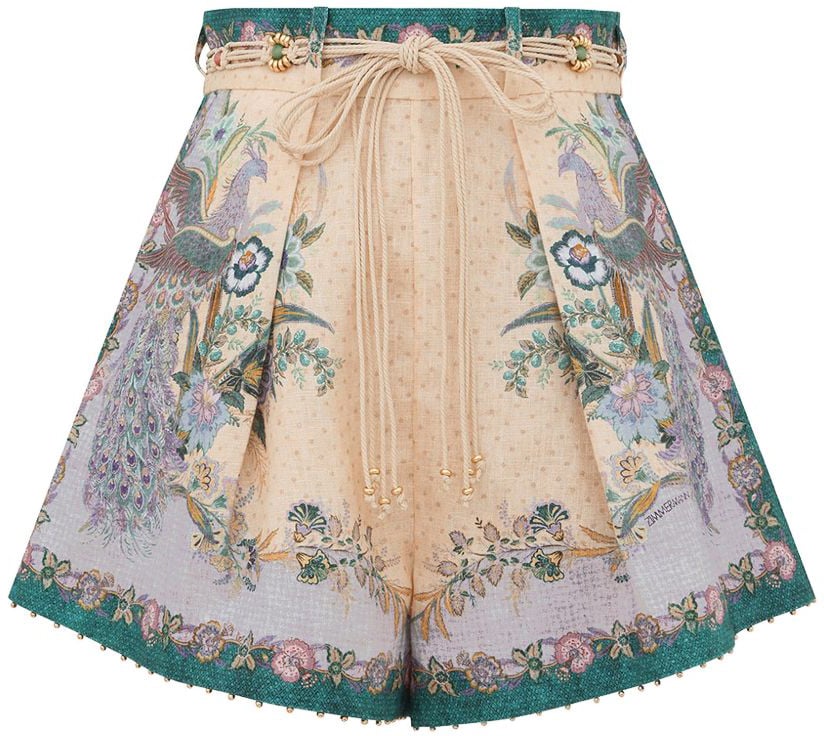 Zimmermann Shorts Ecru Beige