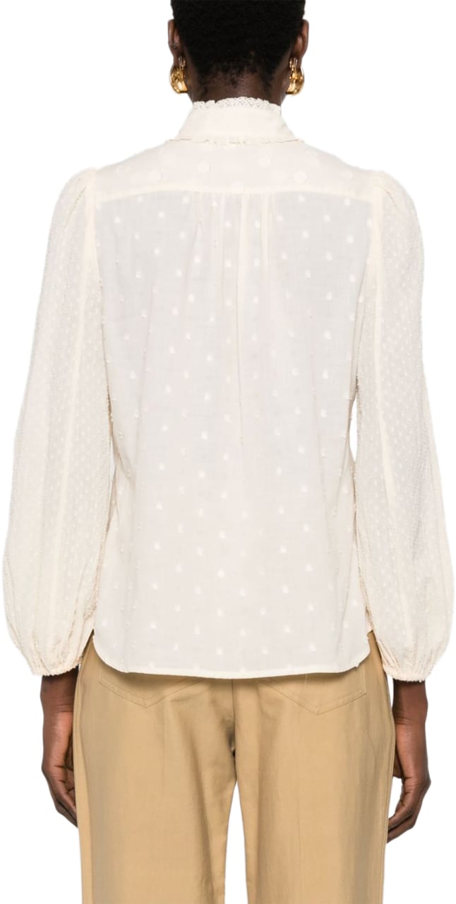 Zimmermann Shirts Beige Wit