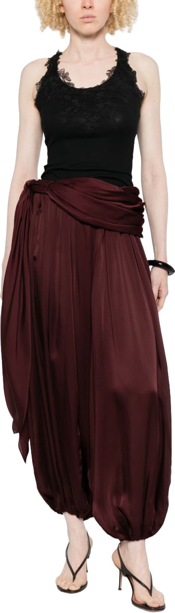 Zimmermann Trousers Bordeaux Maroon