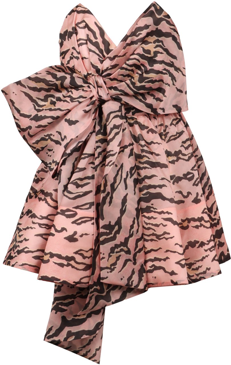 Zimmermann Matchmaker silk mini dress Roze