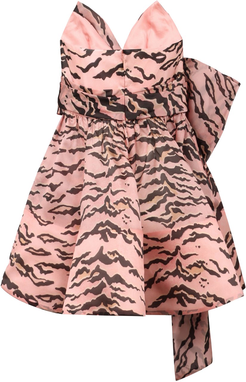 Zimmermann Matchmaker silk mini dress Roze
