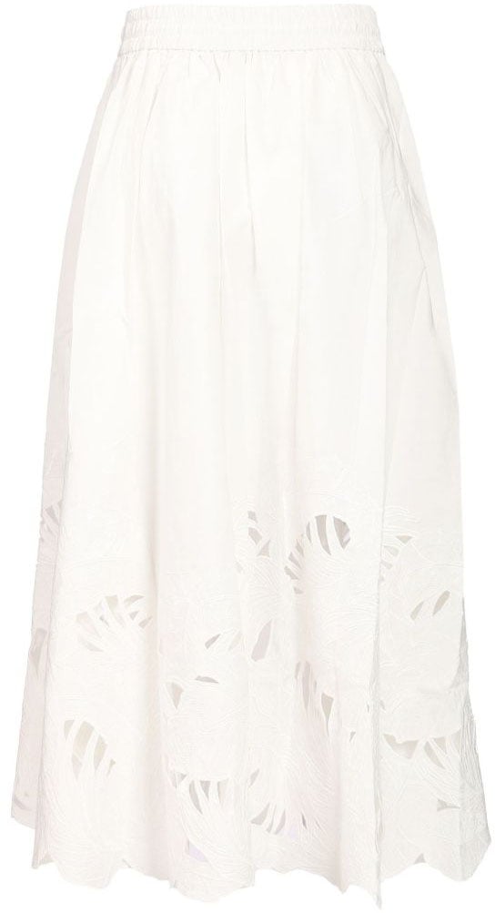 Zimmermann Skirts Avorio Wit