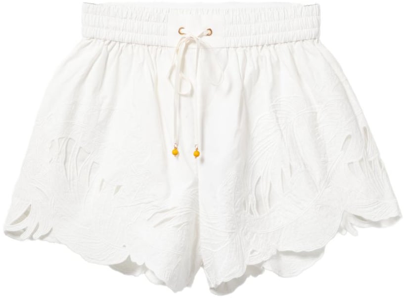 Zimmermann Shorts Avorio Wit