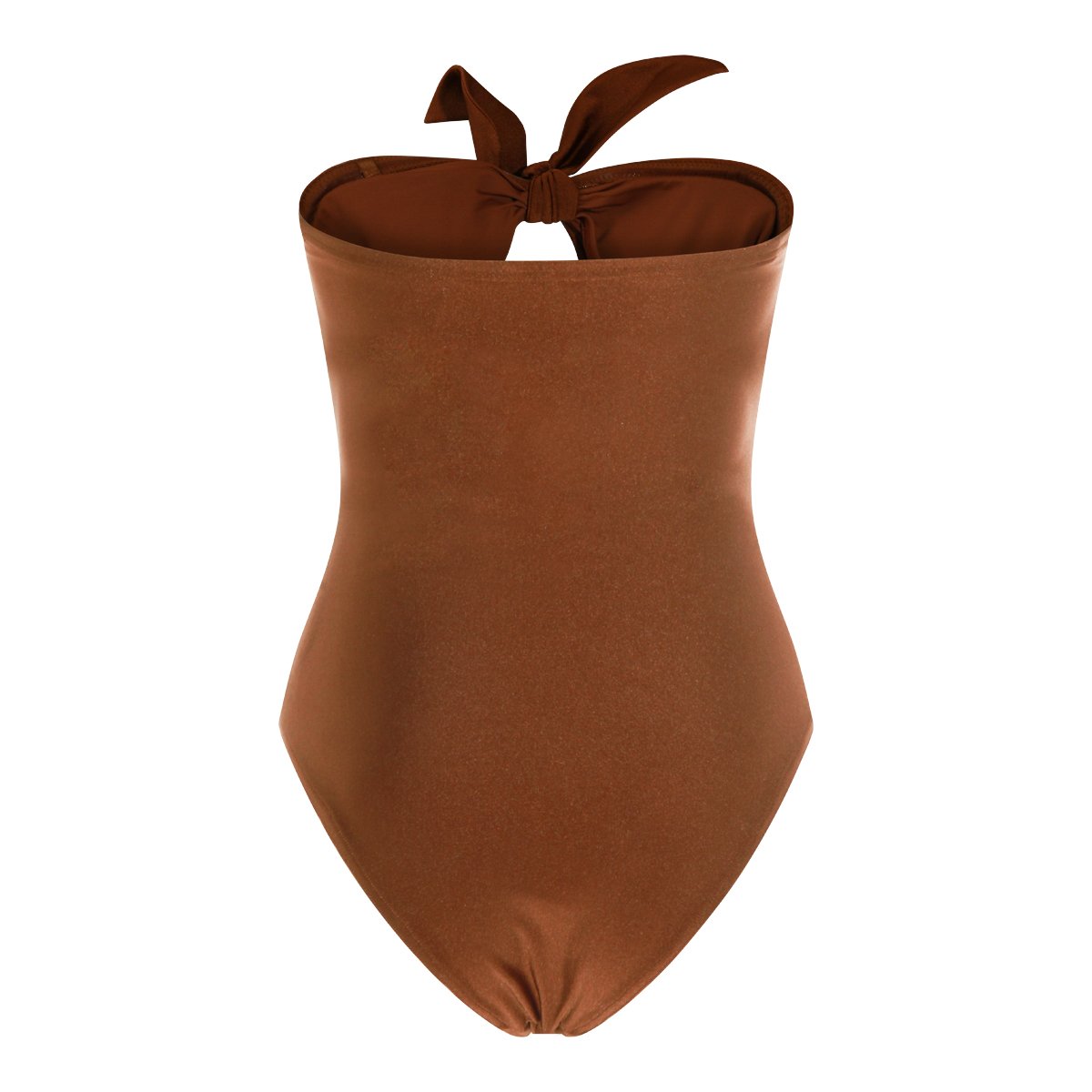 Zimmermann Brown Elasticated Fit Swimsuit Rood