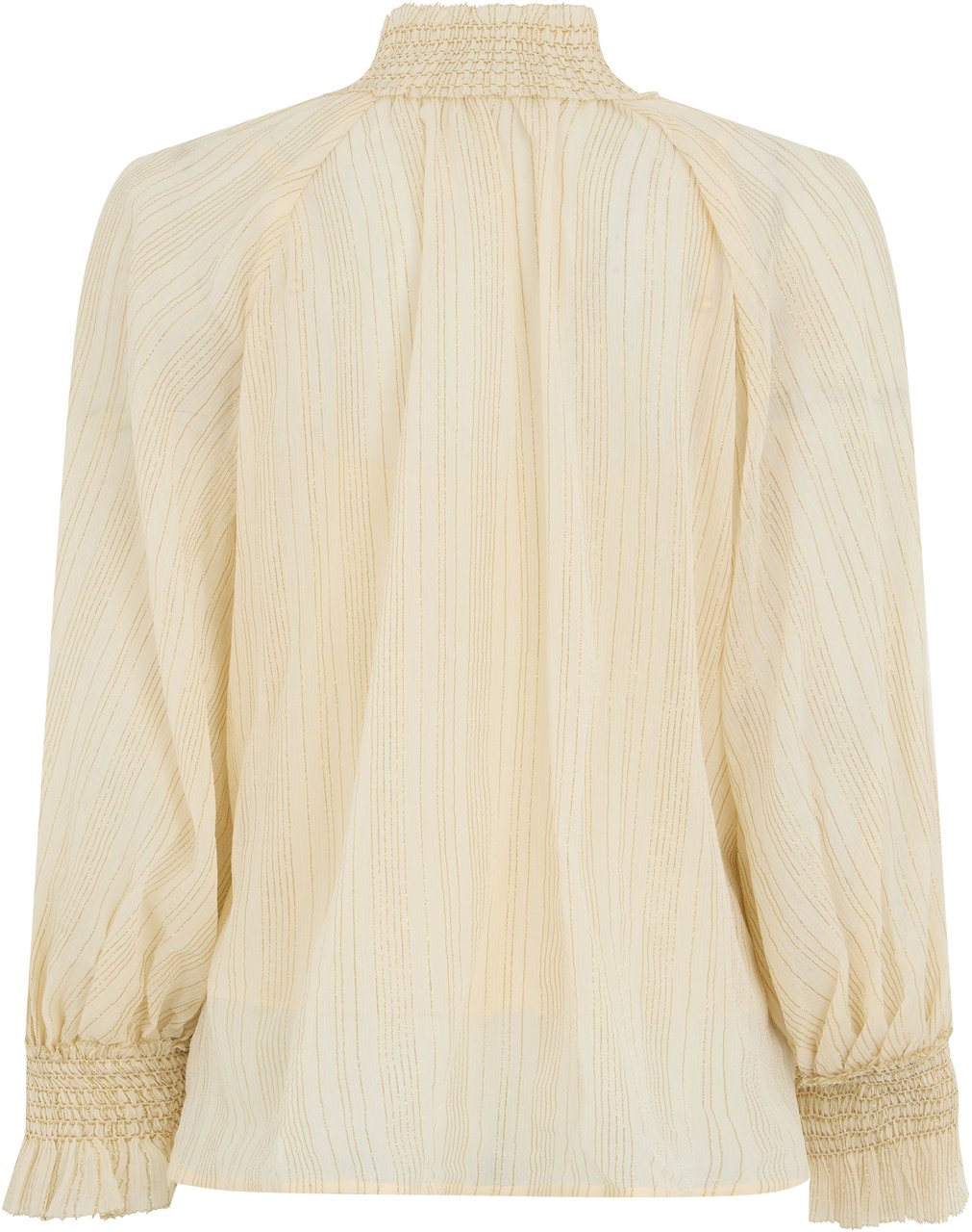 Zimmermann Blouse made of cotton and silk Neutraal