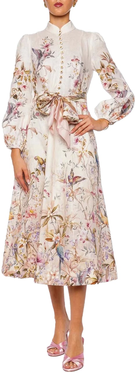 Zimmermann Rebellion Button Midi-jurk Divers