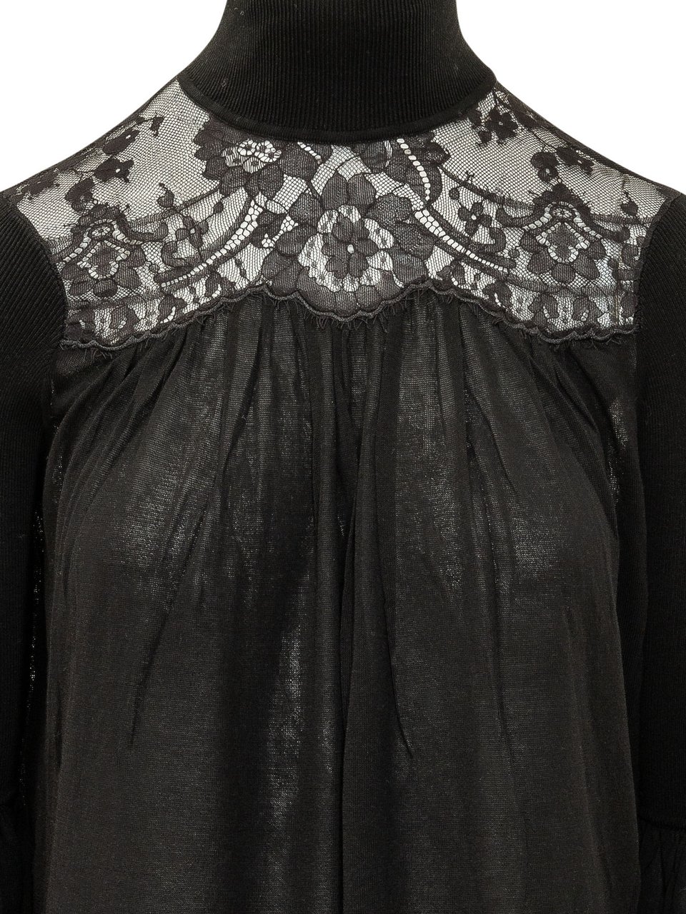 Zimmermann LACE BLOUSE Zwart