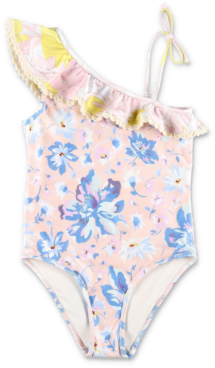 Zimmermann SWIMSUIT FRILL Bruin