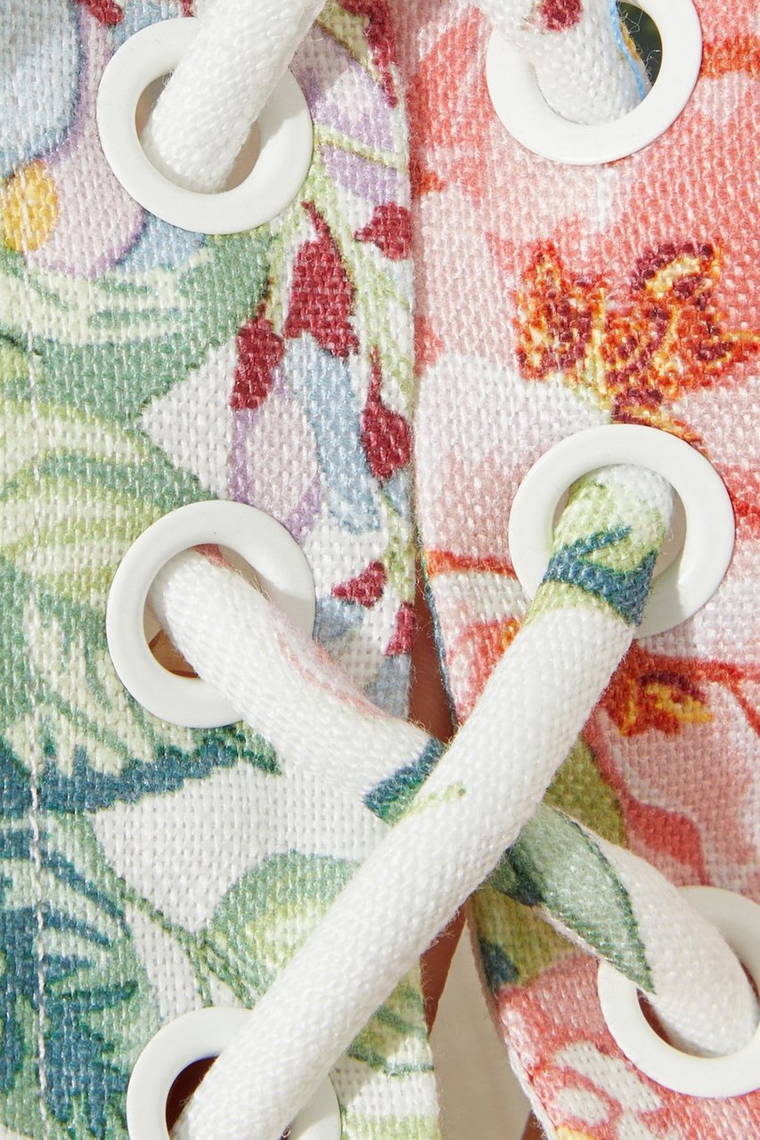 Zimmermann Bellitude Laced Crop Top Wit