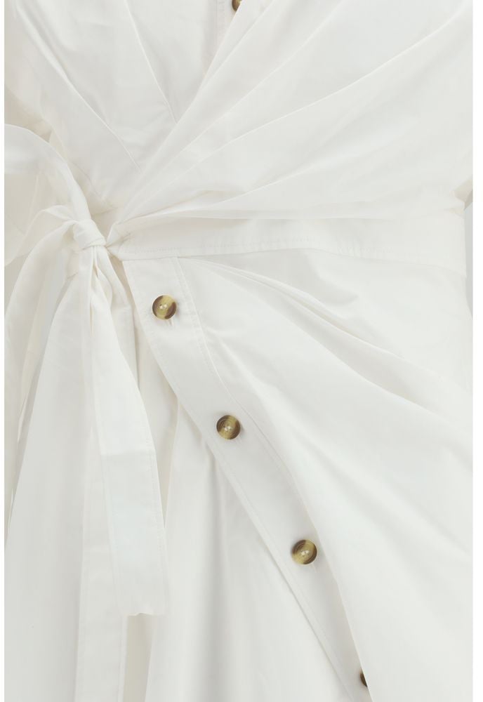 Zimmermann Zimmermann White Cotton Casual Dress Wit