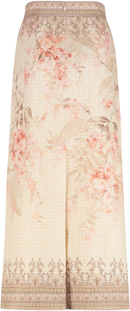 Zimmermann Linen skirt Roze