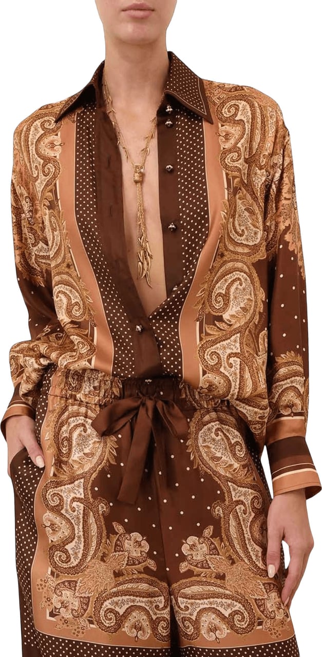 Zimmermann LUNA RELAXED SHIRT Beige