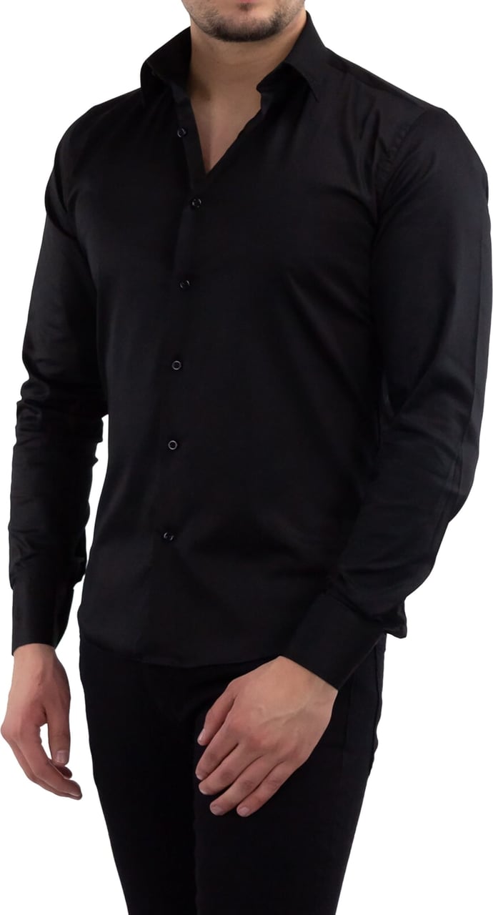 Richesse Classic Black Shirt Zwart