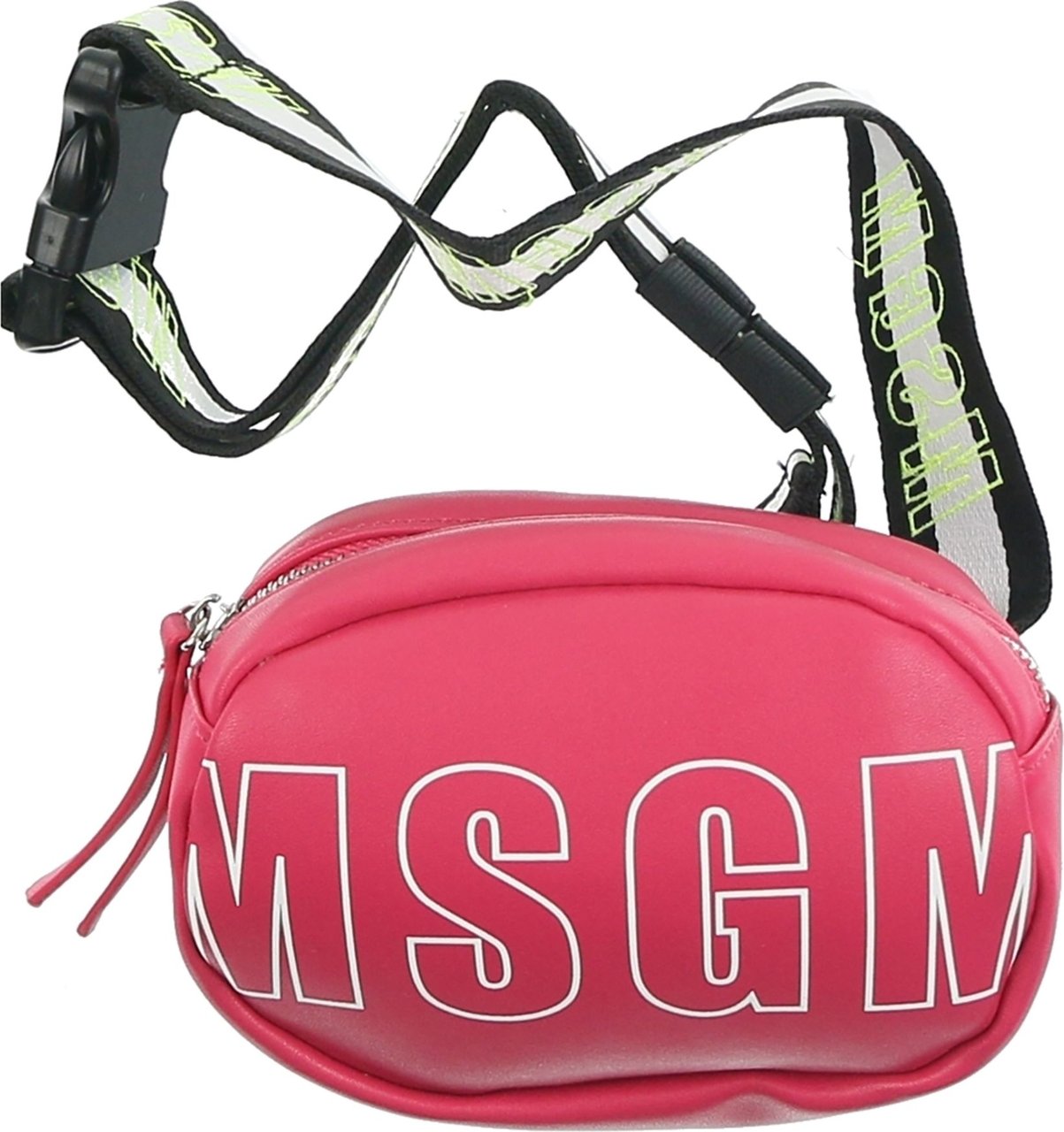 MSGM Ecoleather Bum Bag Girl Bubble Roze