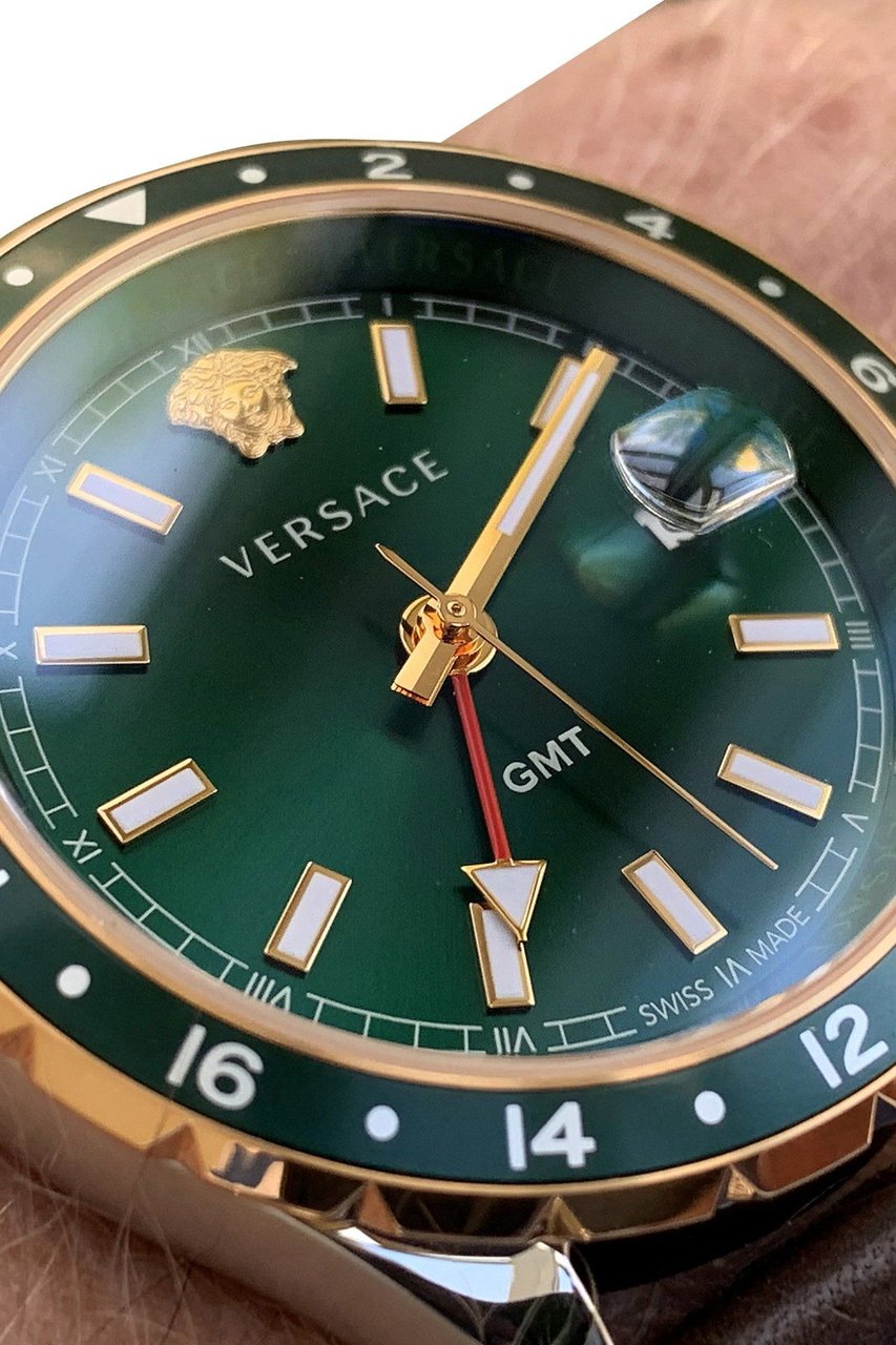 Versace V11090017 Hellenyium GMT heren horloge Groen
