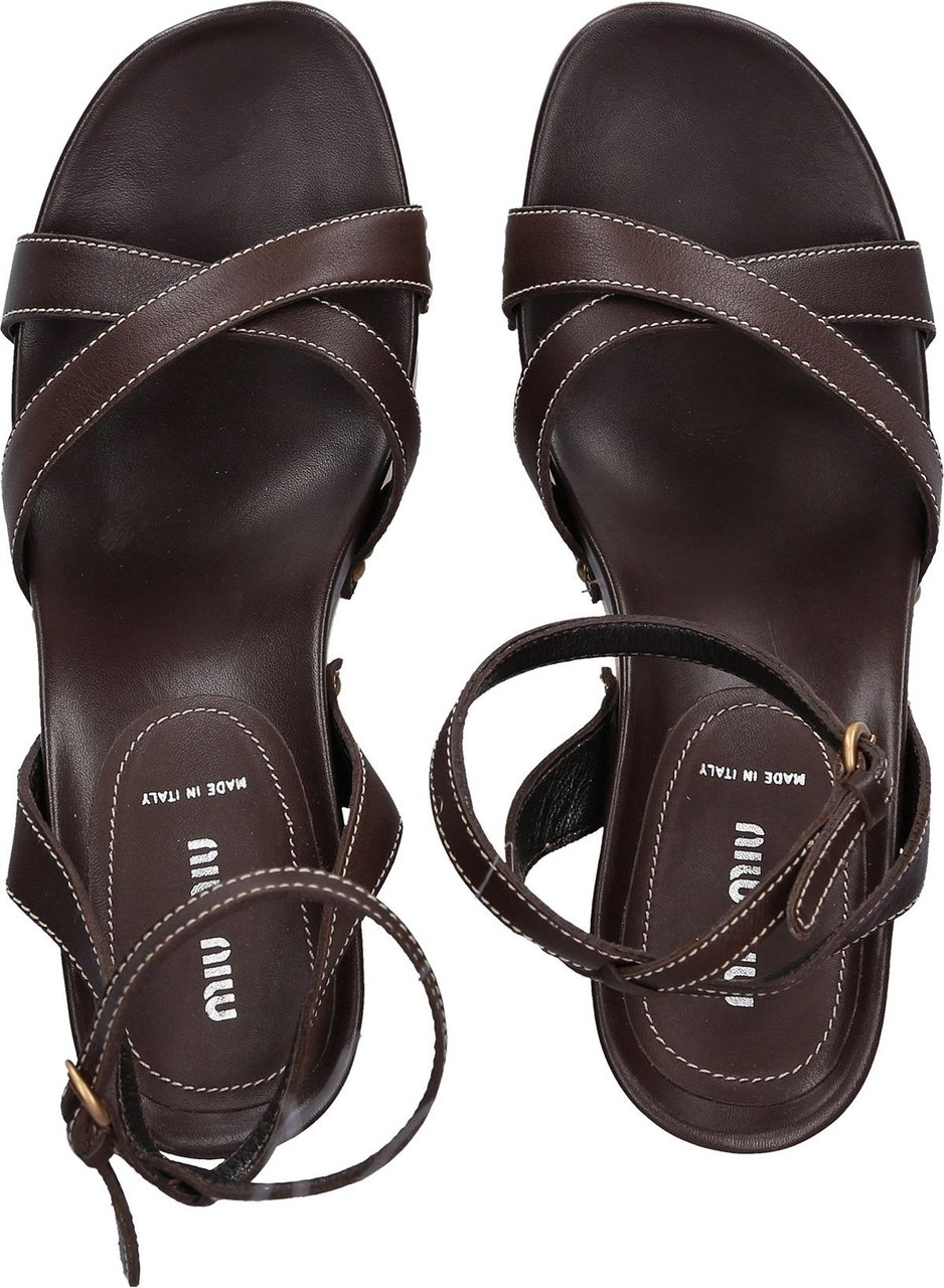 Miu Miu Women Platform Sandals - FLOU Bruin
