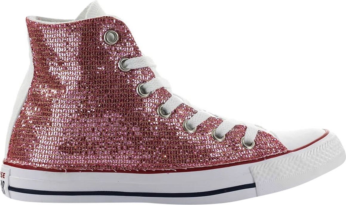 Converse Chuck Taylor All Star Pink Glitter Sneaker Pink Roze
