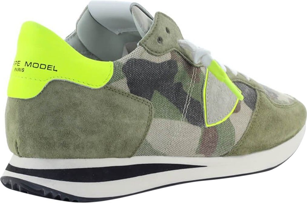 Philippe Model Trpx Camouflage Yellow Green Sneaker Divers Divers