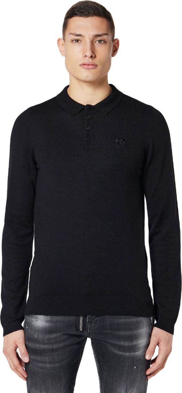 My Brand Solid M Longsleeve Polo Divers