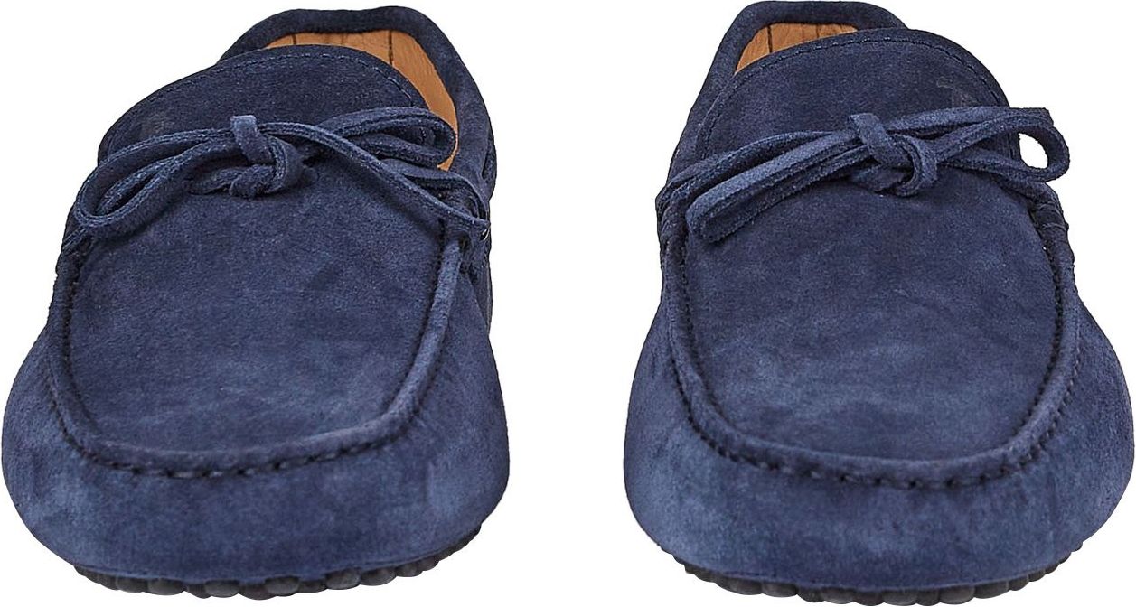 Tod's New Lacetto Navy Blue Mocassins Blauw