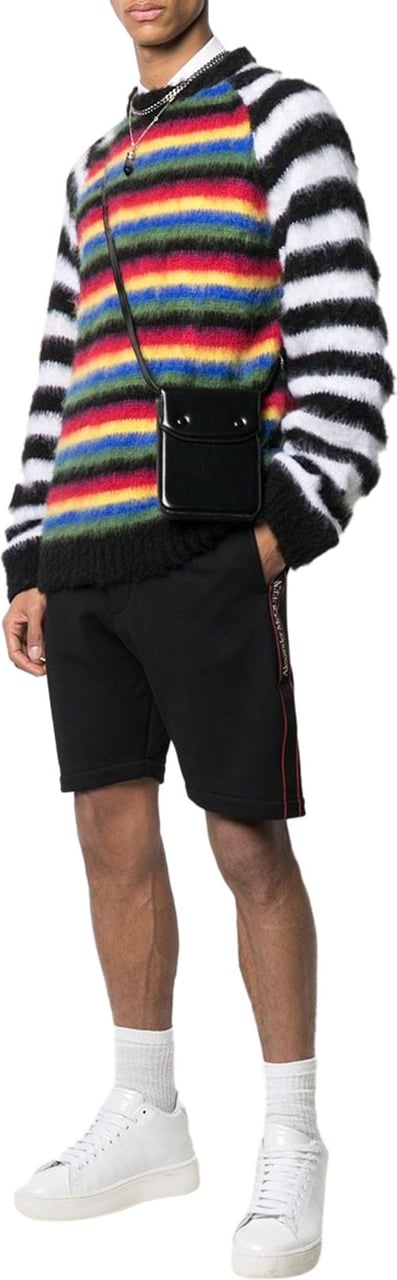 Alexander McQueen side-panel shorts Zwart