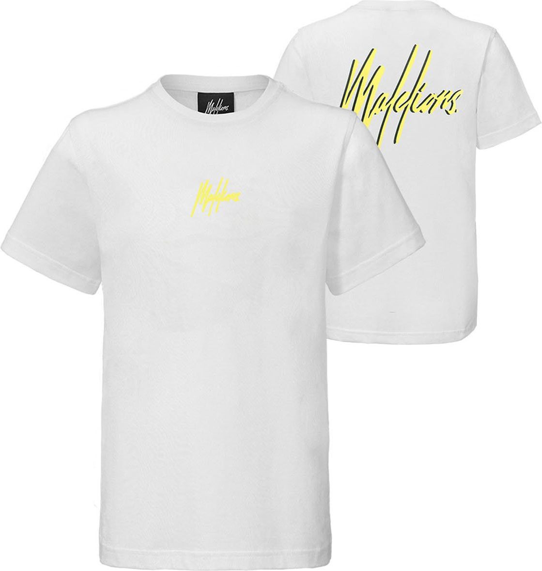 Malelions Junior Double Signature - Wit/Geel Wit