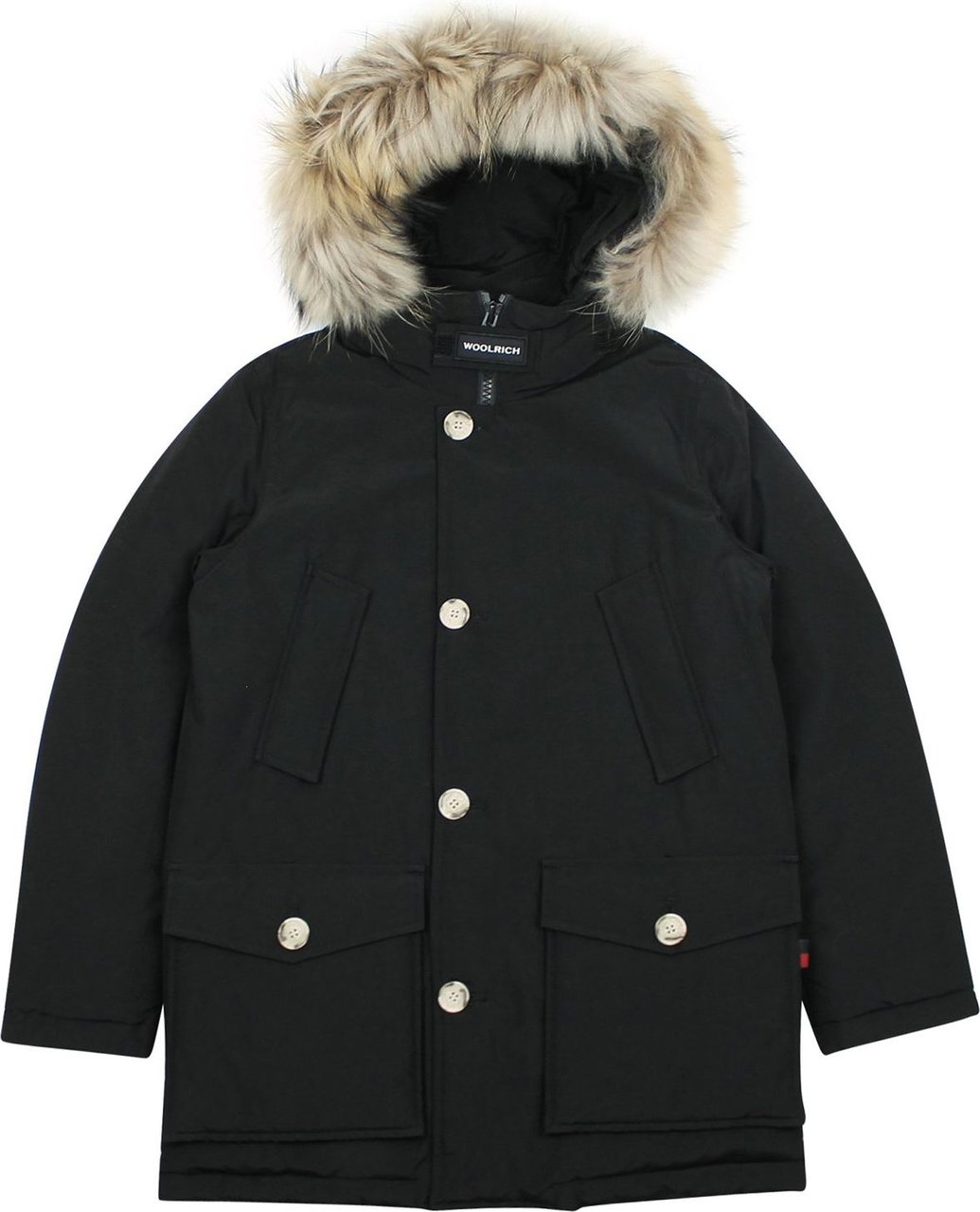 Woolrich Black Boy Jacket Zwart