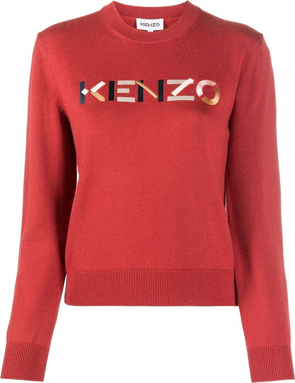 Kenzo Embroidered Logo Sweater Rood