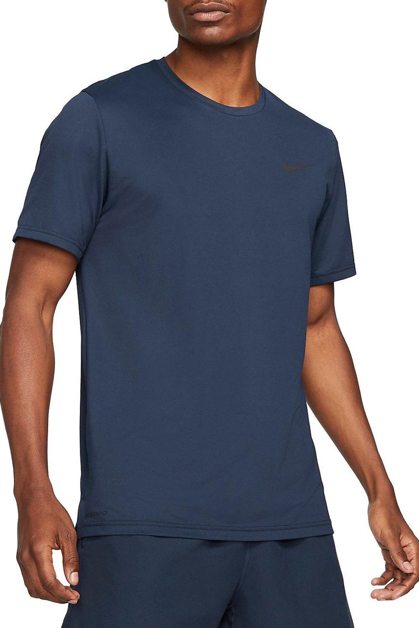 Nike Pro Dri-fit Trainingsshirt Heren Blauw Blauw